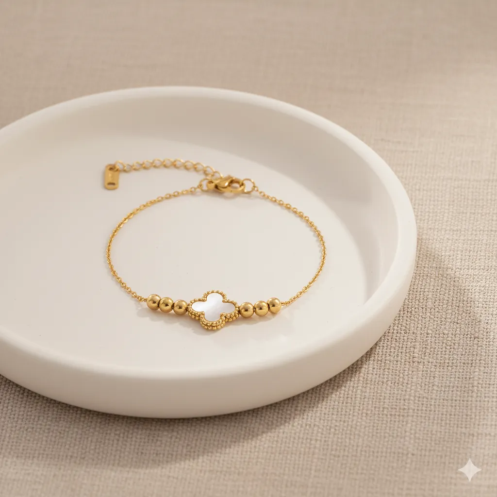 chain bracelet (white)